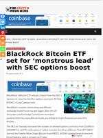 BlackRock Bitcoin ETF set for ‘monstrous lead’ with SEC options boost - The Crypto News Wire