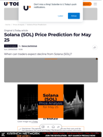 Solana (SOL) Price Prediction for May 25