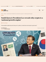 South Korea's President Lee reveals why crypto is a 'national growth engine' - AMBCrypto