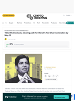 Tillis lifts blockade, clearing path for Warsh's Fed Chair nomination by May 15