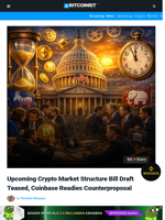 Upcoming Crypto Market Structure Bill Draft Teased, Coinbase Readies Counterproposal | Bitcoinist.com