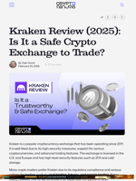 Kraken Review (2025): Is It a Safe Crypto Exchange to Trade?