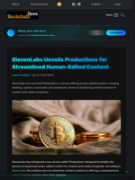 ElevenLabs Unveils Productions for Streamlined Human-Edited Content - Blockchain.News