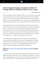 Cloud mining Services to Explode in 2025: FY Energy Offers an Effortless Way to Earn Crypto - Visionary Financial