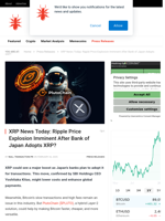 XRP News Today: Ripple Price Explosion Imminent After Bank of Japan Adopts XRP? - NullTX