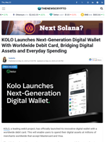 KOLO Launches Next-Generation Digital Wallet With Worldwide Debit Card, Bridging Digital Assets and Everyday Spending
