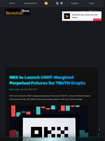 OKX to Launch USDT-Margined Perpetual Futures for TRUTH Crypto - Blockchain.News