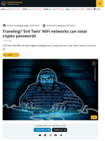 How Evil Twin WiFi Attacks Trick Crypto Users Into Losing Funds