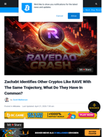 Zachxbt Identifies Other Cryptos Like RAVE With The Same Trajectory, What Do They Have In Common? | Bitcoinist.com