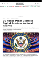 US House Panel Declares Digital Assets a National Priority - 