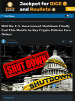 Will the U.S Government Shutdown Finally End This Month?