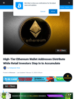 High-Tier Ethereum Wallet Addresses Distribute While Retail Investors Step In to Accumulate | Bitcoinist.com