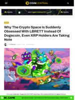 Why The Crypto Space Is Suddenly Obsessed With LBRETT Instead Of Dogecoin, Even XRP Holders Are Taking Note - CoinCentral