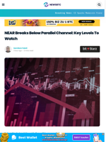 NEAR Breaks Below Parallel Channel: Key Levels To Watch