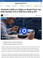 Chainlink (LINK) at a Make-or-Break Pivot: Can Bulls Reclaim $10 or Will Price Sink to $5?