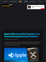 Ripple (XRP) Swell 2025 Highlights: Key Themes Driving Blockchain Adoption - Blockchain.News