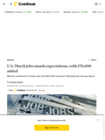 U.S. March jobs smash expectations, with 178,000 added