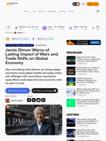 Jamie Dimon Warns of Lasting Impact of Wars and Trade Shifts on Global Economy – Economics Bitcoin News