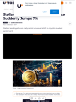 Stellar (XLM) Bulls in Action as Price Suddenly Jumps 7%