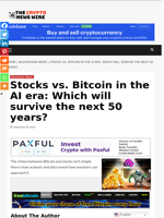 Stocks vs. Bitcoin in the AI era: Which will survive the next 50 years? - The Crypto News Wire