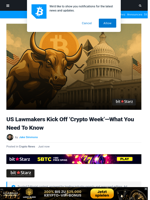 US Lawmakers Kick Off ‘Crypto Week’: What You Need To Know