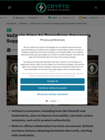 VeChain Aims to Transform Amazon’s Supply Chain with Trustless Proof - Crypto News Flash