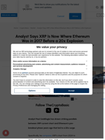 Analyst Says XRP Is Now Where Ethereum Was in 2017 Before a 20x Explosion