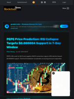 PEPE Price Prediction: RSI Collapse Targets $0.000004 Support in 7-Day Window - Blockchain.News
