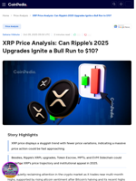 XRP Price Analysis: Can Ripple’s 2025 Upgrades Ignite a Bull Run to $10?