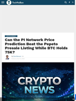 Can the PI Network Price Prediction Beat the Pepeto Presale Listing While BTC Holds 75K? - TechBullion