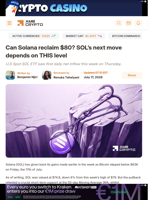 Can Solana reclaim $80? SOL’s next move depends on THIS level - AMBCrypto