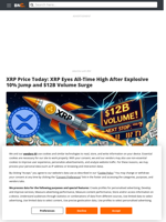 XRP Price Today: XRP Eyes All-Time High After Explosive 10% Jump and $12B Volume Surge - Brave New Coin