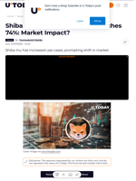 Shiba Inu Whale Dominance Reaches 74%: Market Impact?