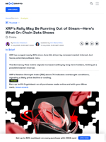 XRP Price Rally Shows Signs of Exhaustion