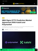 NBA Signs CFTC Prediction Market Agreement With Kalshi and Polymarket - CoinCentral