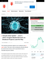 Virtuals Daily Update – June 3, 2025: AI Agent Market Recovers as Breakout Projects Lead the Way - NullTX