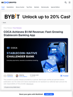 COCA Achieves $1.1M Revenue