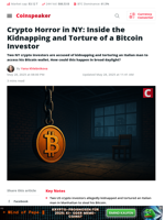 Bitcoin Investor Kidnapped in NY — Shocking Details Emerge