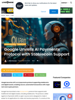Google Unveils AI Payments Protocol with Stablecoin Support | Live Bitcoin News