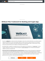 MrBeast Files Trademark for Banking and Crypto App - Brave New Coin