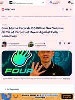 Four Meme Records $2.6Bn Volume: DEXs vs Coin Launchers