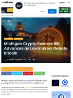 Michigan Crypto Reserve Bill Advances