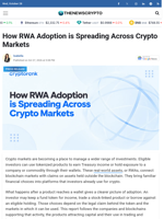 How RWA Adoption is Spreading Across Crypto Markets - TheNewsCrypto