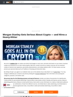 Morgan Stanley Gets Serious About Crypto — and Hires a Heavy-Hitter - Brave New Coin