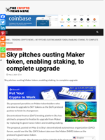 Sky pitches ousting Maker token, enabling staking, to complete upgrade - The Crypto News Wire