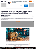 No More Bitcoin? Exchange Outflows Show Supply Shock Possibilities