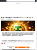 Tether’s Gold Gambit: From Stablecoin Issuer to Global Bullion Powerhouse - Brave New Coin