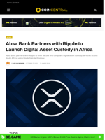 Absa Bank Partners with Ripple to Launch Digita Custody in Africa