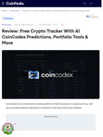 Review: Free Crypto Tracker With AI CoinCodex Predictions, Portfolio Tools & More