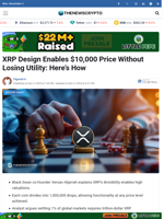 XRP Design Enables $10,000 Price Without Losing Utility: Here's How